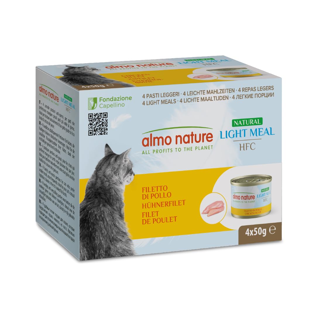 Almo Nature HFC Natural Light Meal Huhn Nassfutter 4x50g