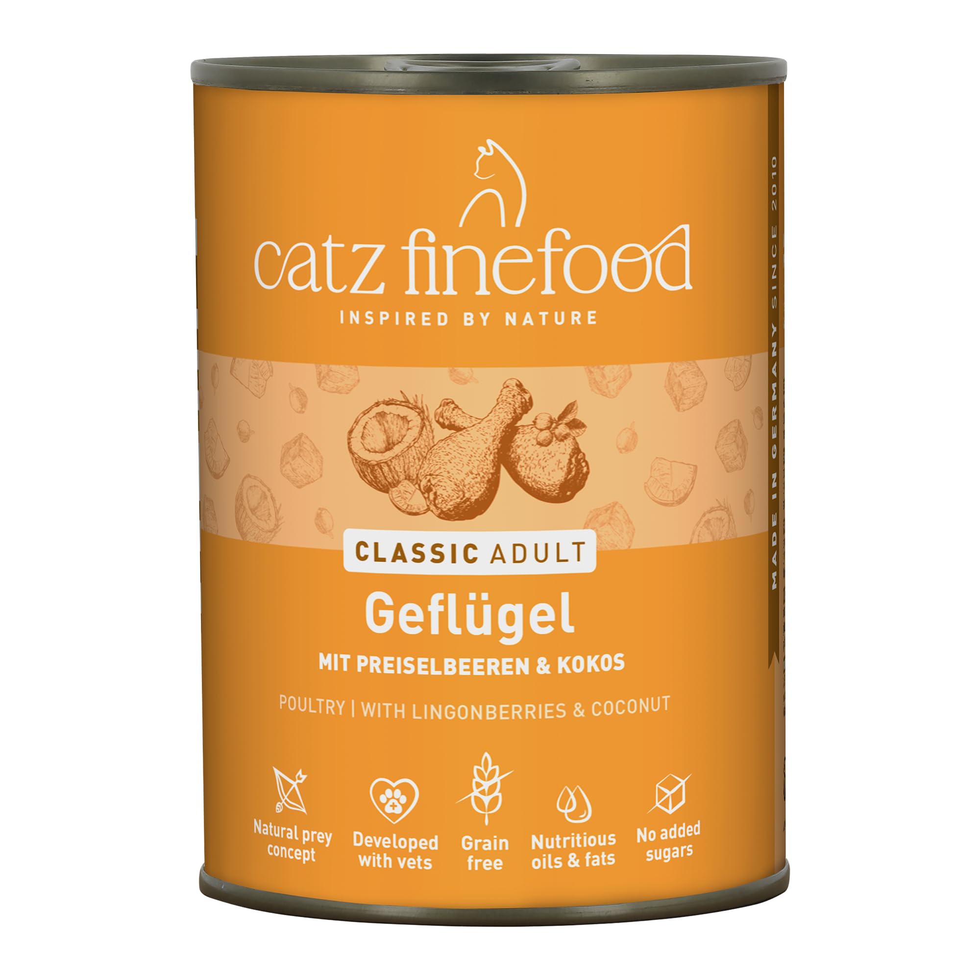 catz finefood N° 3 Geflügel Nassfutter 6x300g getreidefrei