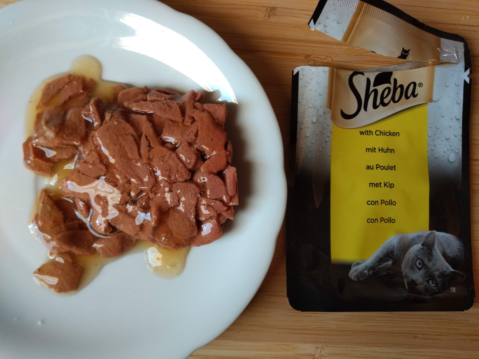 Sheba Fresh Fine Huhn Lachs Sauce Nassfutter 36x50g MSC