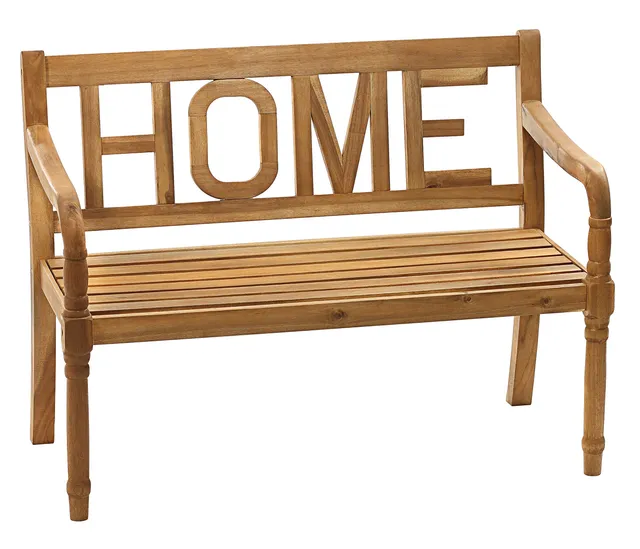 Dehner Home Gartenbank 2-Sitzer Akazienholz 120 cm natur