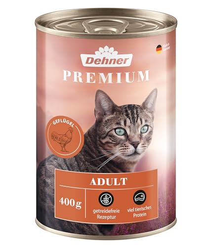 Dehner Premium Lovely Adult Nassfutter Geflügel 6x400g getreidefrei