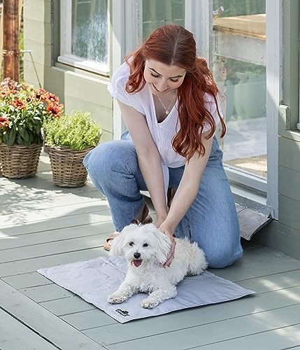 Dehner Refresh Hunde-Kühlmatte grau 60x50 cm Gel