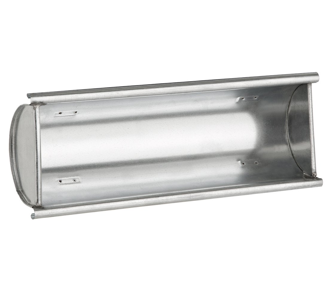 Dehner Dachrinne Pflanzgefäß verzinkt 60 cm silber Blumenkasten