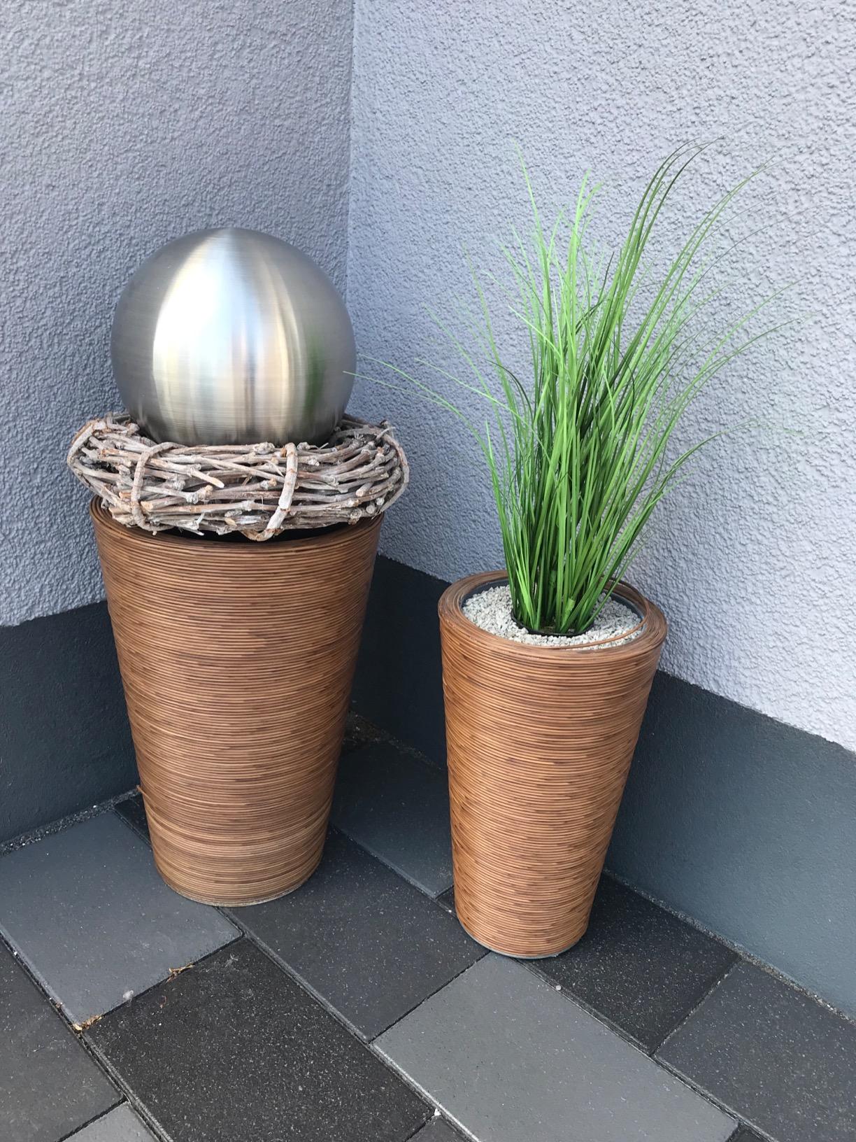 Dehner Edelstahlkugel Kupfer Deko Ø 20cm matt
