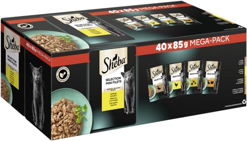 Sheba Selection Geflügel Variation Nassfutter 40x85g in Sauce