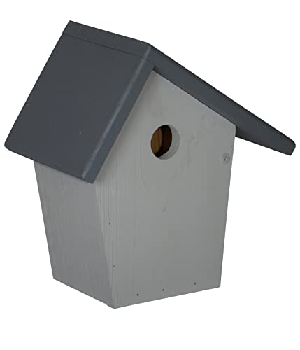 Dehner Natura Airin Nistkasten Holz grau 32 mm Einflug