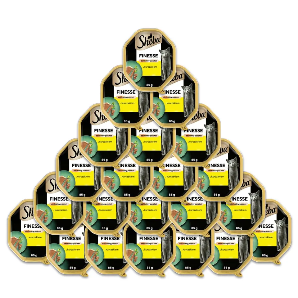Sheba Finesse Mousse Nassfutter Huhn 22x85 g cremig