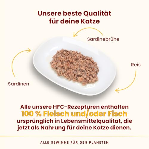 Almo Nature HFC Highly Appetizing Sardinen Nassfutter 24x50g glutenfrei