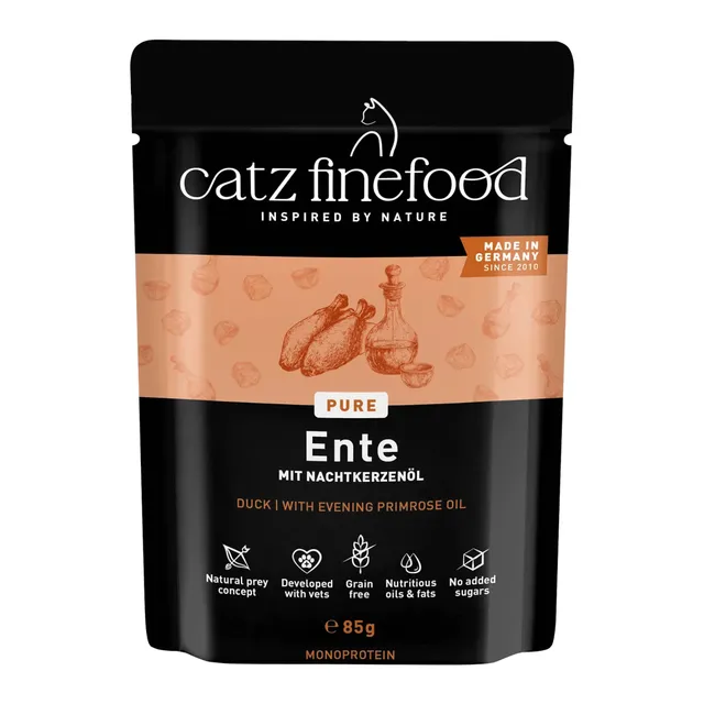 catz finefood Purrrr N°115 Nassfutter 16x85g Ente