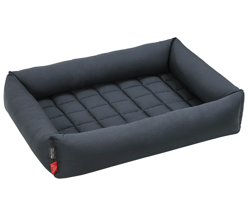 Dehner Wild Nature Nest Hundebett 80x60 dunkelgrau waschbar