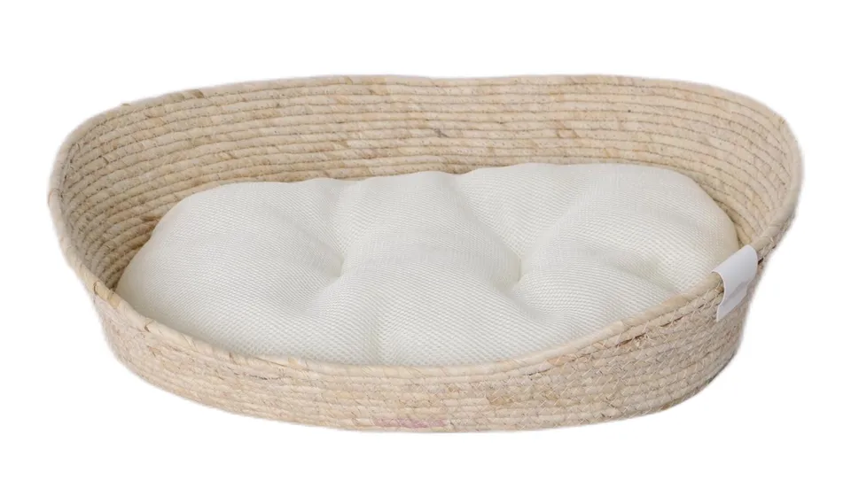 Dehner Lovely Tiefer Schlaf Katzenbett L beige 58x48cm