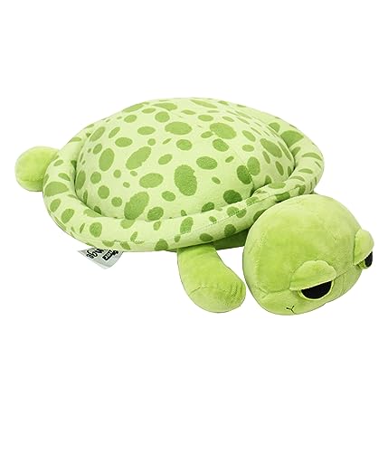 Dehner Lieblinge Turtle Hundespielzeug grün Plüsch mit Quietscher
