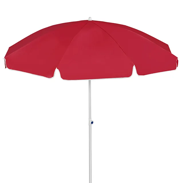 Dehner Gute Wahl Saturn Sonnenschirm rot 200 cm Polyester