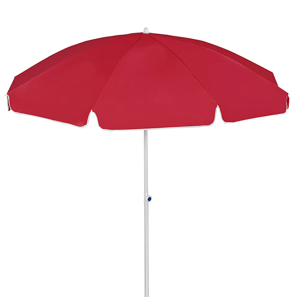 Dehner Gute Wahl Saturn Sonnenschirm rot 200 cm Polyester
