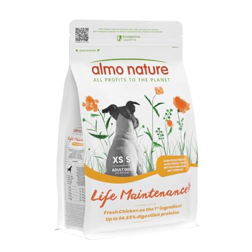 Almo Nature Life Maintenance XS-S Hundetrockenfutter 2 kg Huhn