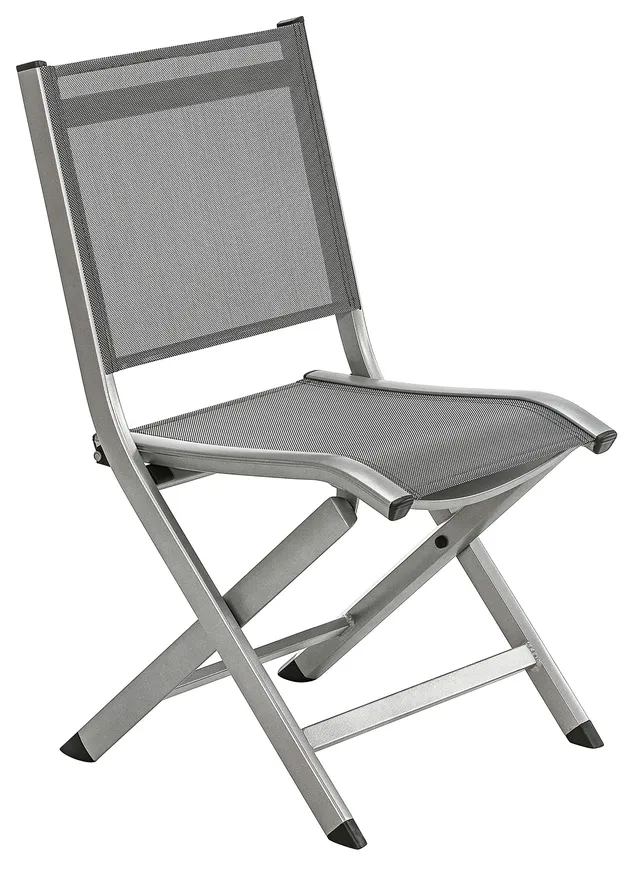 Dehner Chicago Klappstuhl grau 88 cm Textilene faltbar