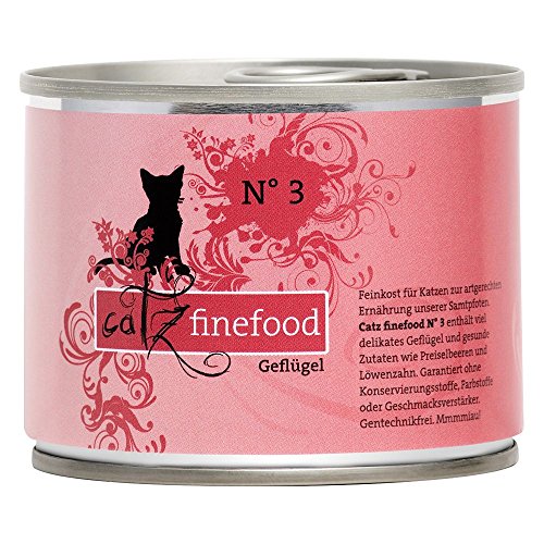 catz finefood N°23 Nassfutter Rind Ente 6x200 g getreidefrei