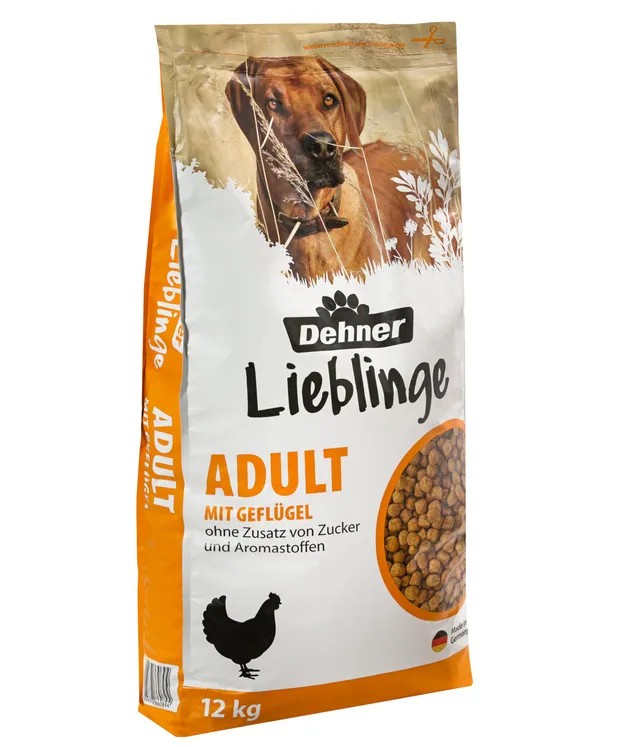 Dehner Knusper-Mix Adult Trockenfutter Geflügel 12 kg