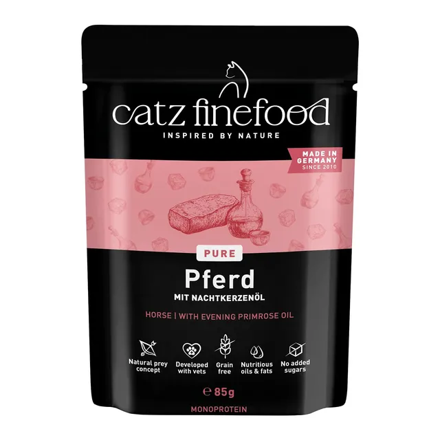 catz finefood Purrrr N°123 Pferd Nassfutter 16x85g