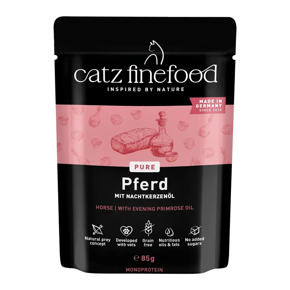 catz finefood Purrrr N°123 Pferd Nassfutter 16x85g