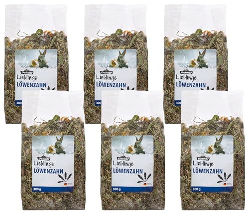 Dehner Löwenzahn mit Ringelblume Nagersnack 6x100g rohfaserreich