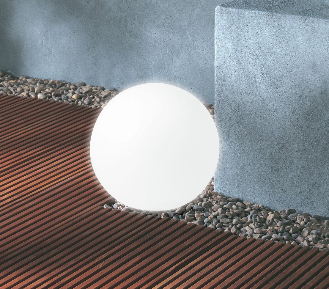Dehner Solarkugel Ø 30 cm Solarleuchte Klar Echtglas-Optik