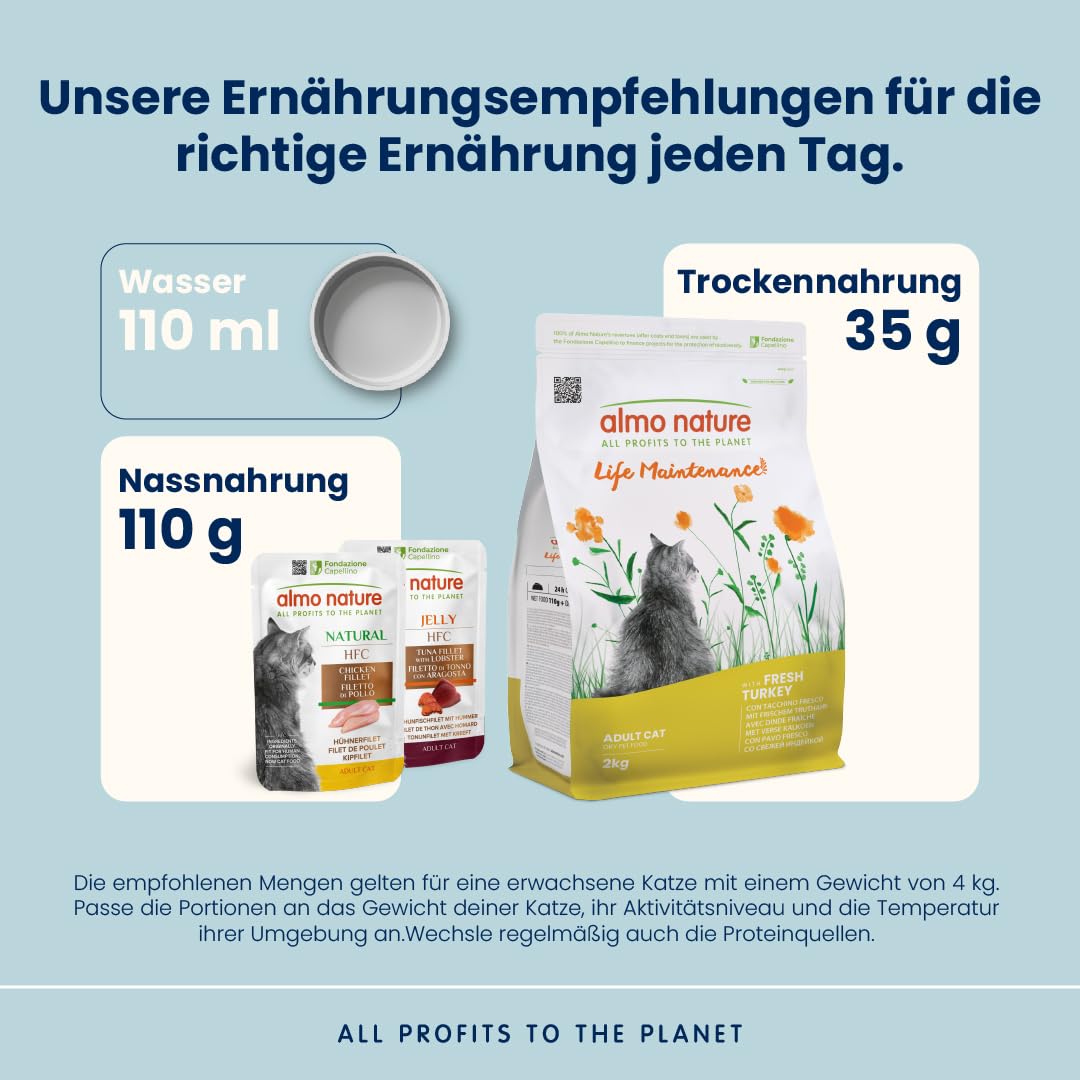 Almo Nature Life Maintenance Trockenfutter Pute 2 kg