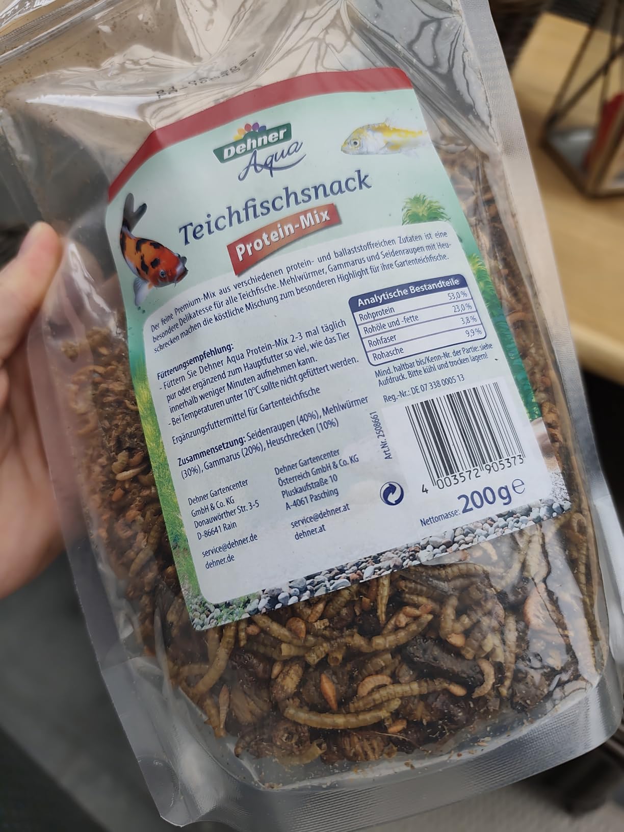 Dehner Aqua Protein-Mix Teichfischsnack 200 g