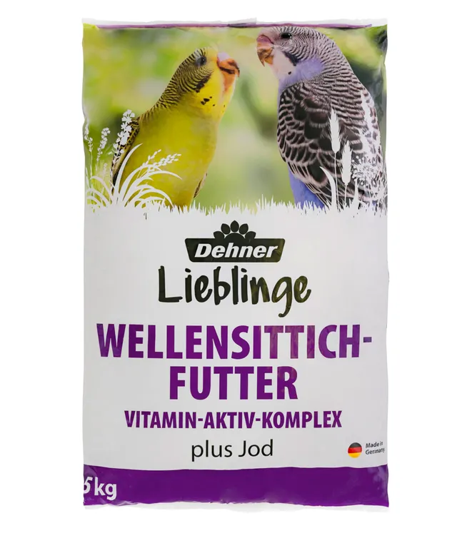 Dehner Lieblinge Wellensittichfutter 5 kg mit Jod