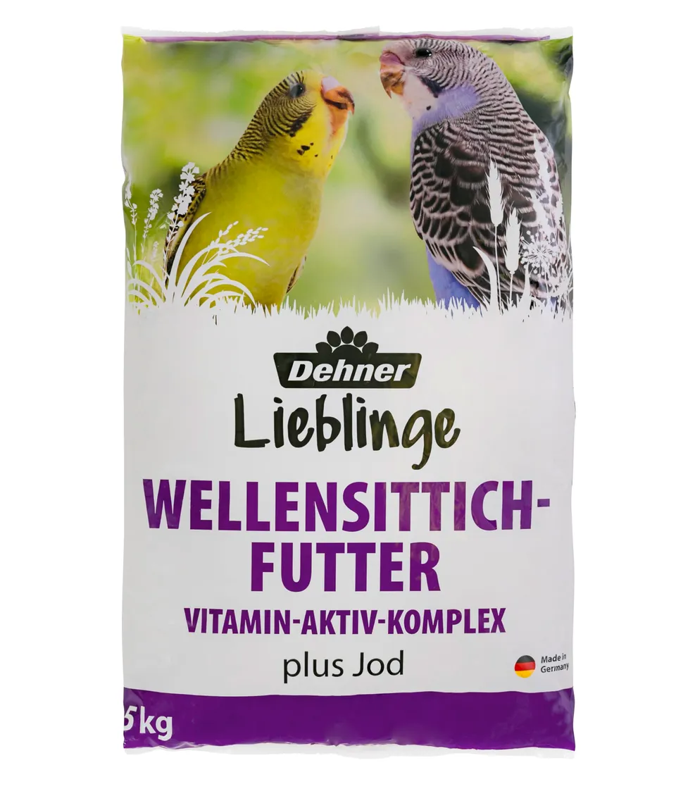 Dehner Lieblinge Wellensittichfutter 5 kg mit Jod