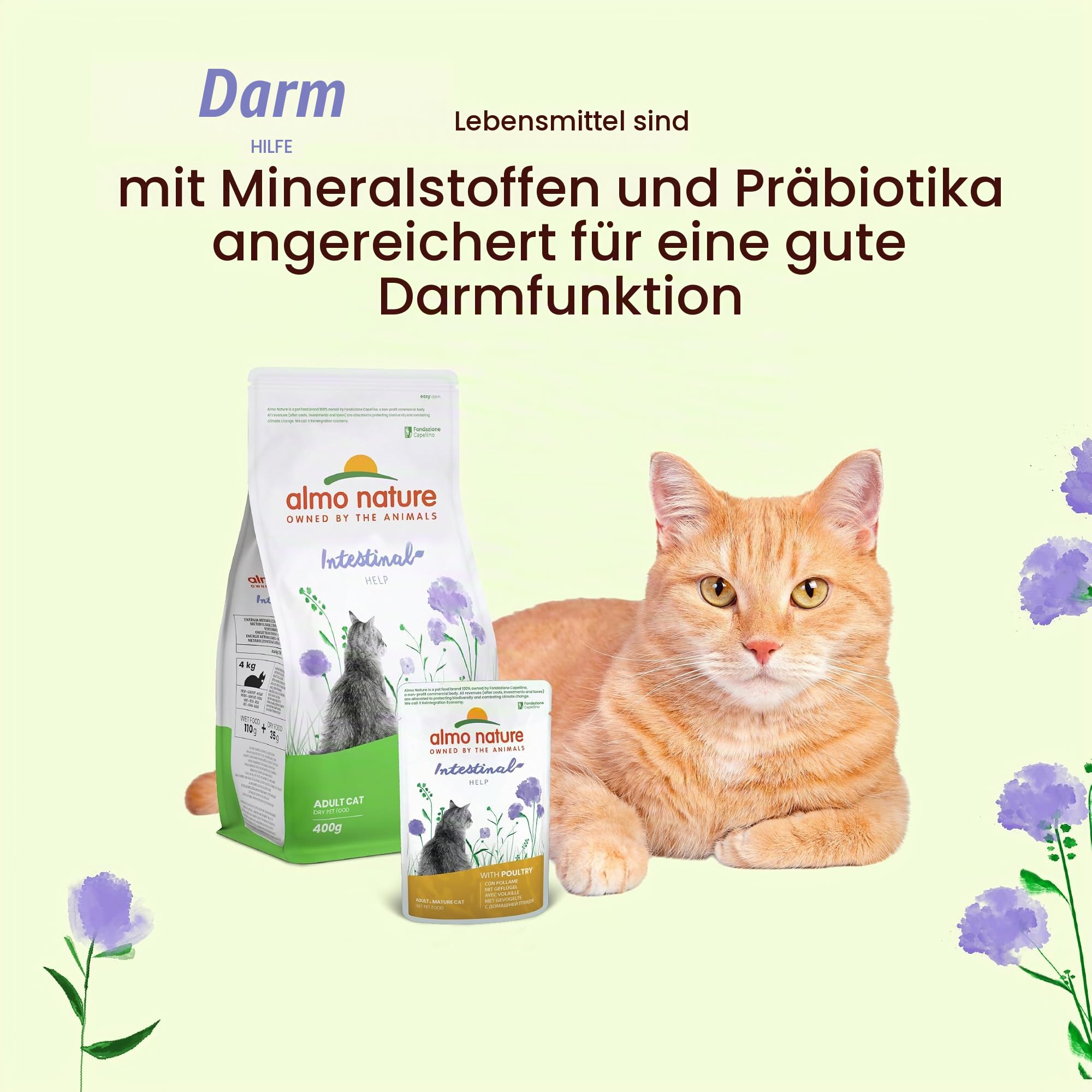 Almo Nature Functional Intestinal Help Katzenfutter Geflügel 30x70g sensitiv