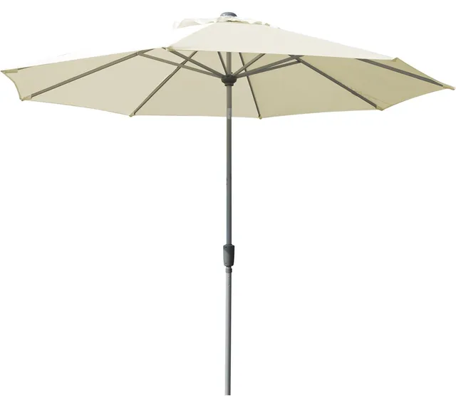Dehner Milos Sonnenschirm Ø3m natur UV80+
