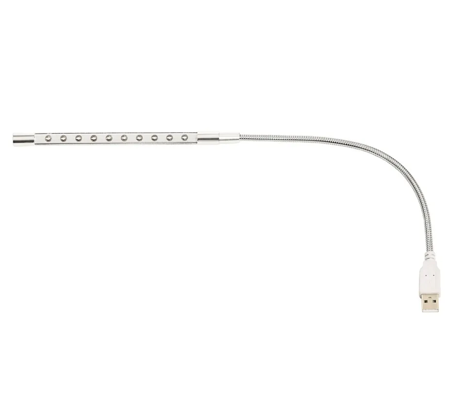 Dehner Lancaster LED Grillbeleuchtung 25 cm USB silber