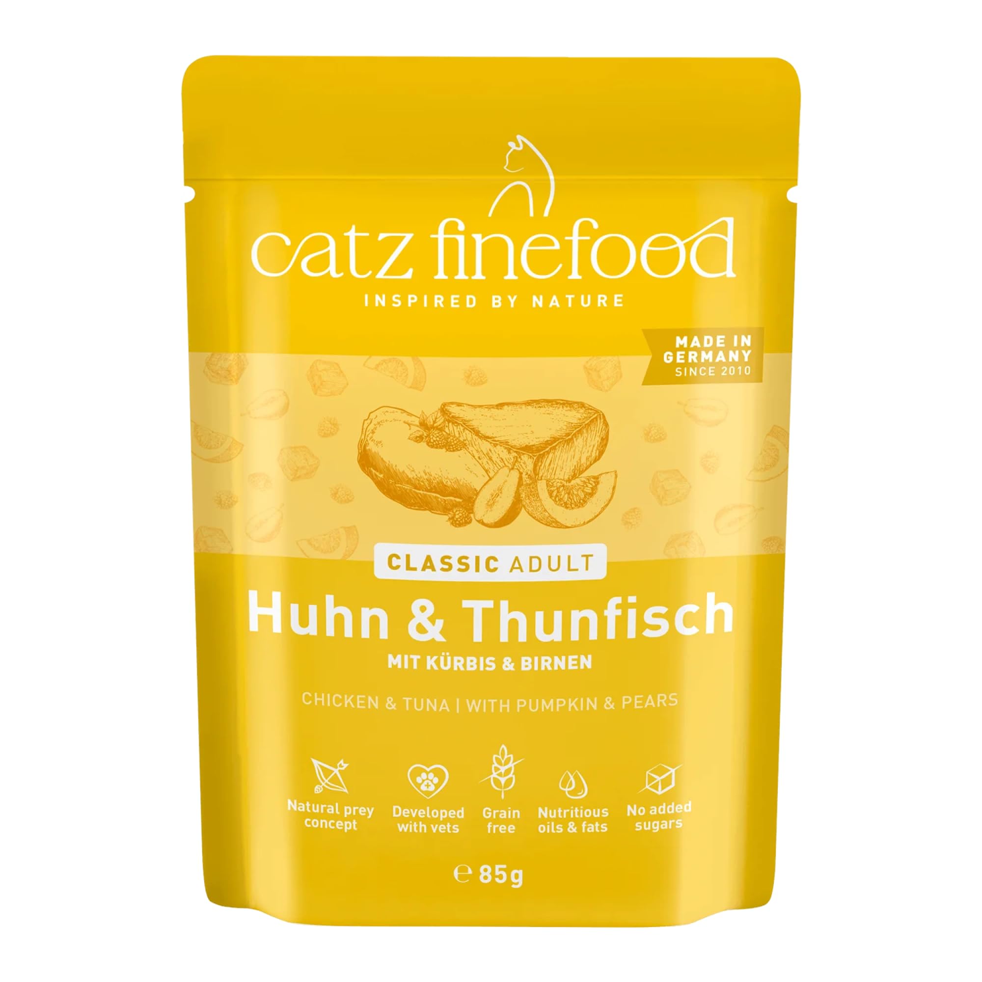 catz finefood N°25 Nassfutter Huhn Thunfisch 6x800 g getreidefrei