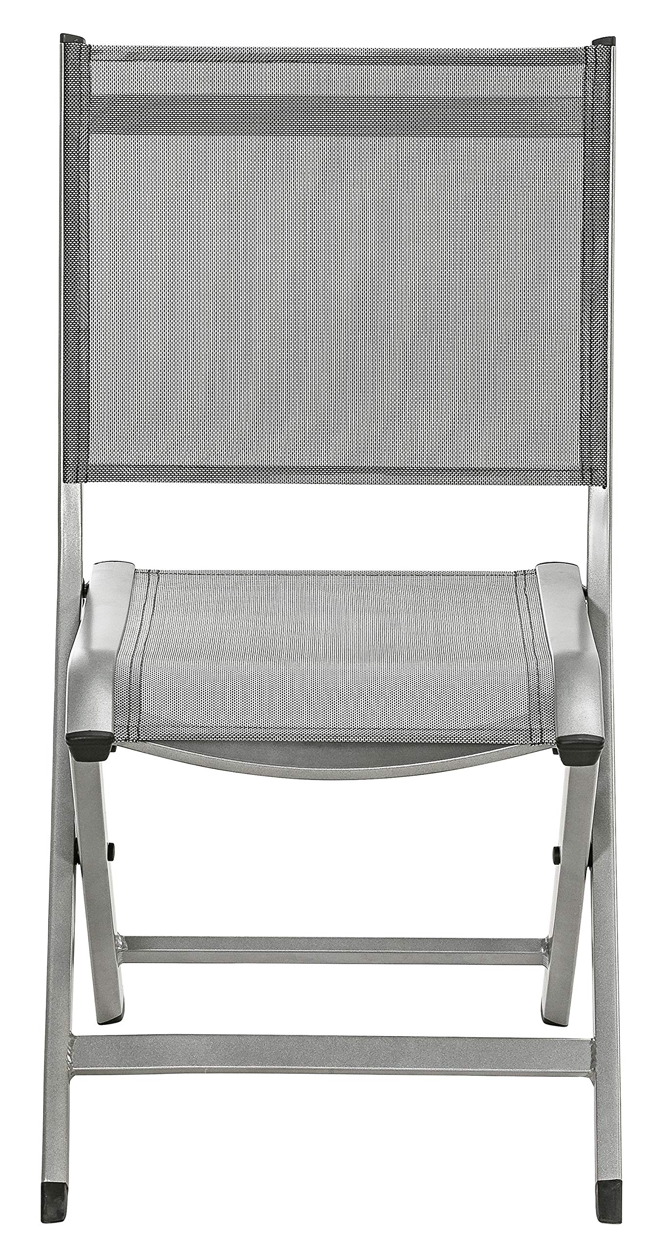 Dehner Chicago Klappstuhl grau 88 cm Textilene faltbar