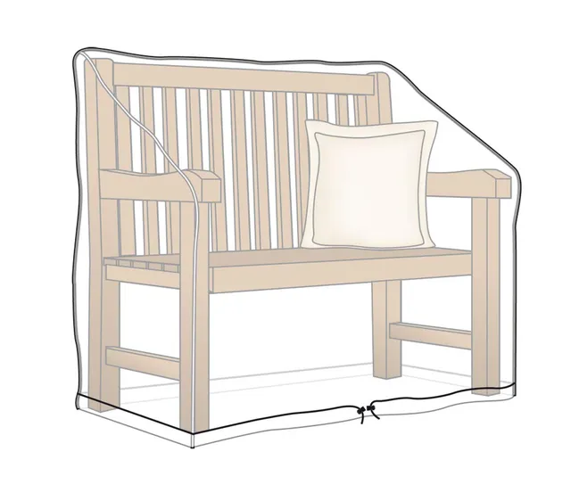 Dehner Gute Wahl Schutzhülle Gartenbank 160x75 transparent