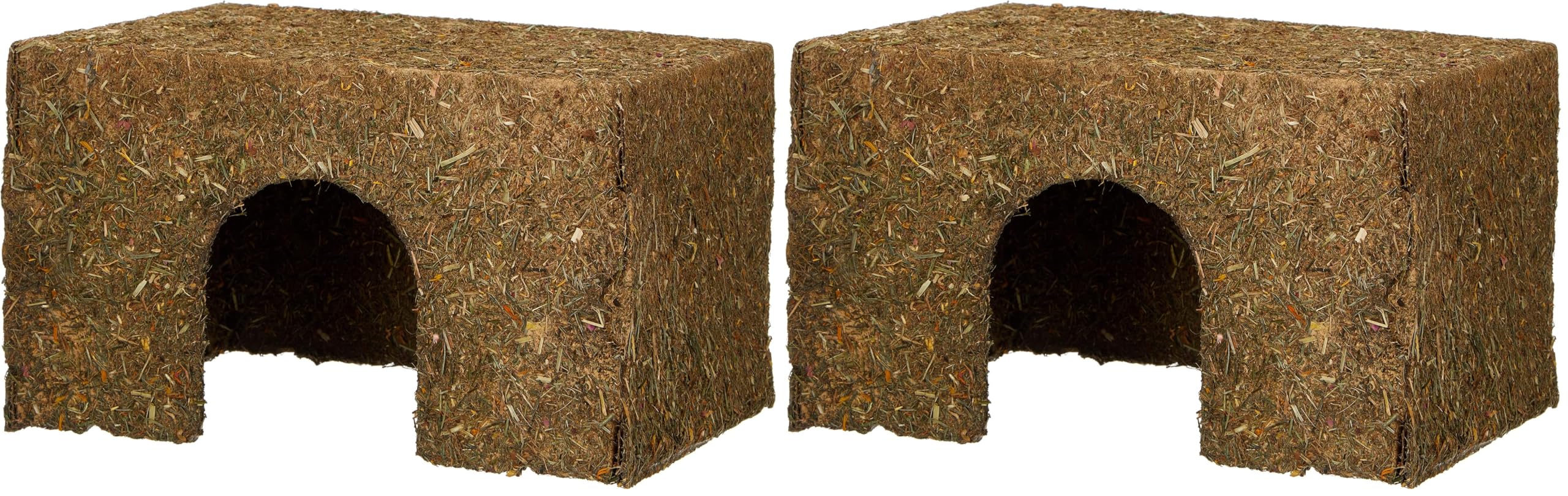 Dehner Premium Lovely Blüten-Heuhaus 300g Nager Snack