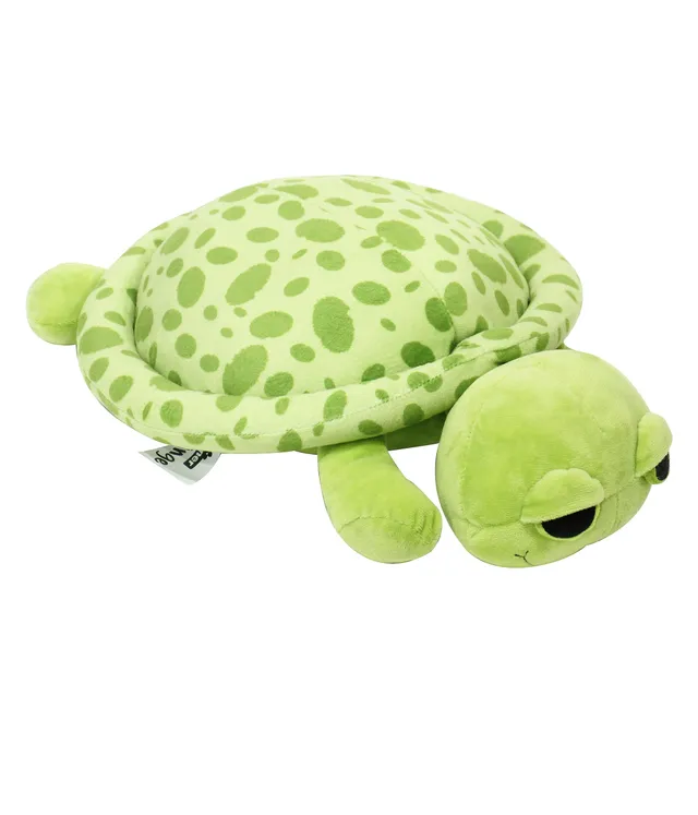 Dehner Lieblinge Turtle Hundespielzeug grün Plüsch mit Quietscher