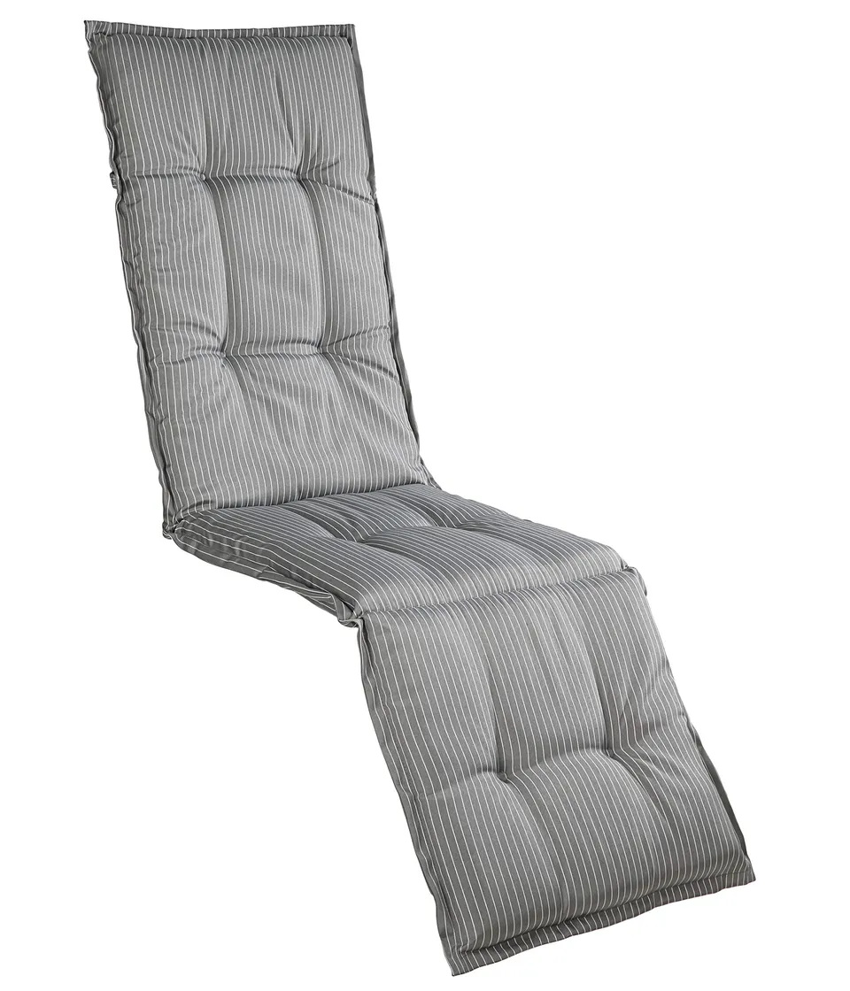 Dehner Premium Lovely Astana Relaxauflage 175x50 grau-weiß