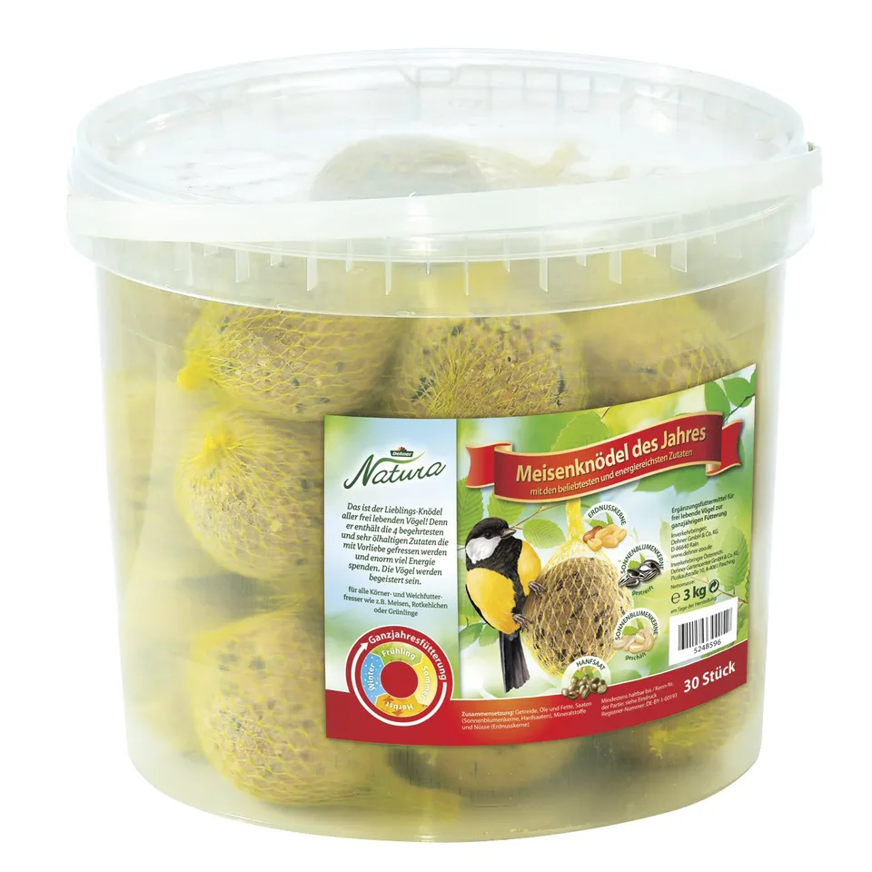 Dehner Natura Meisenknödel des Jahres 30 Stück 3kg energiereich
