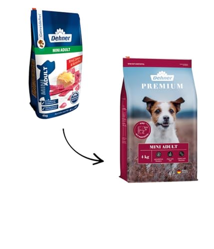 Dehner Premium Mini Adult Hundefutter Rind Lamm 4 kg getreidefrei