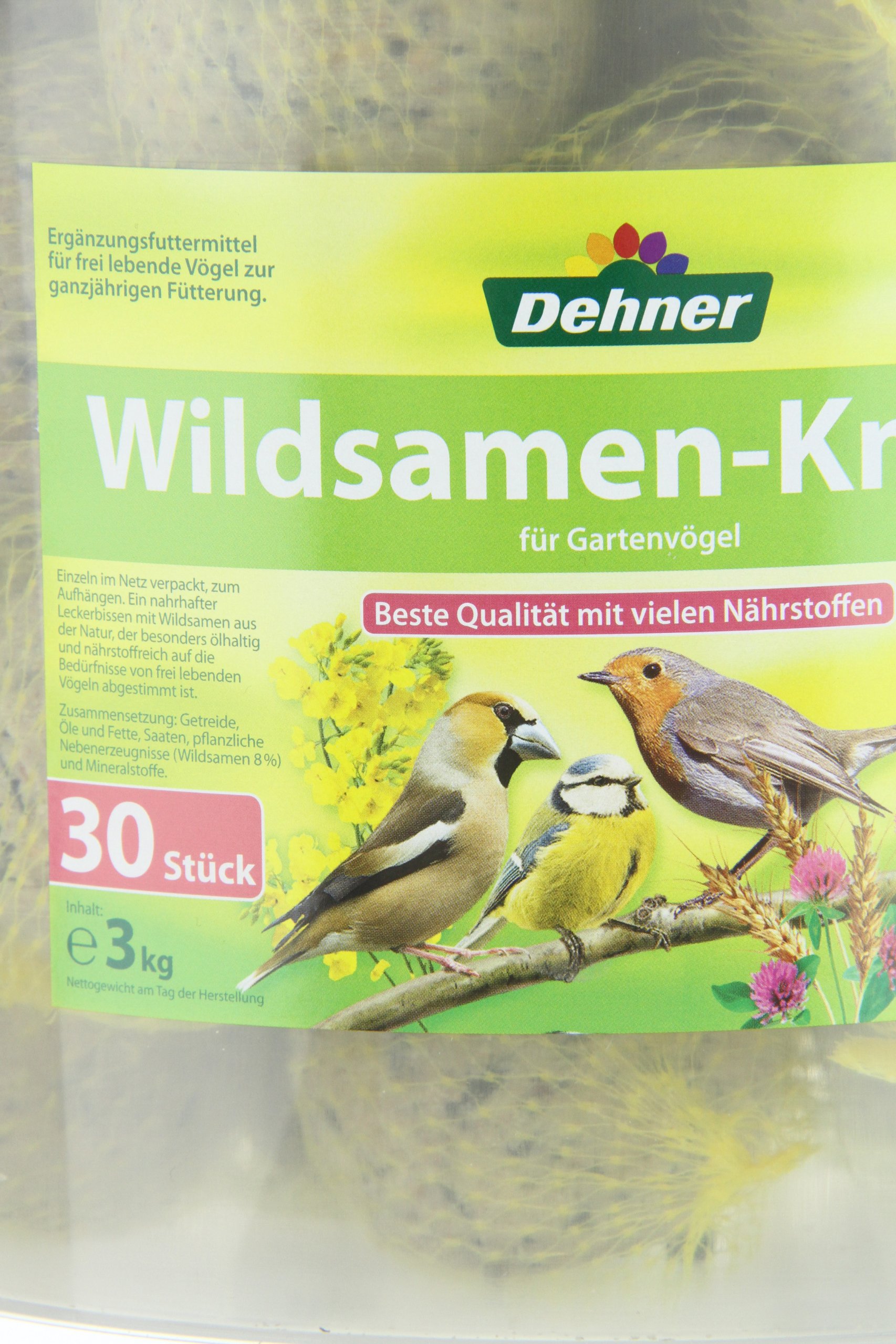 Dehner Meisenknödel Wildsamen 30 Stück 3kg im Netz