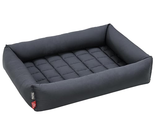 Dehner Wild Nature Nest Hundebett 80x60 dunkelgrau waschbar