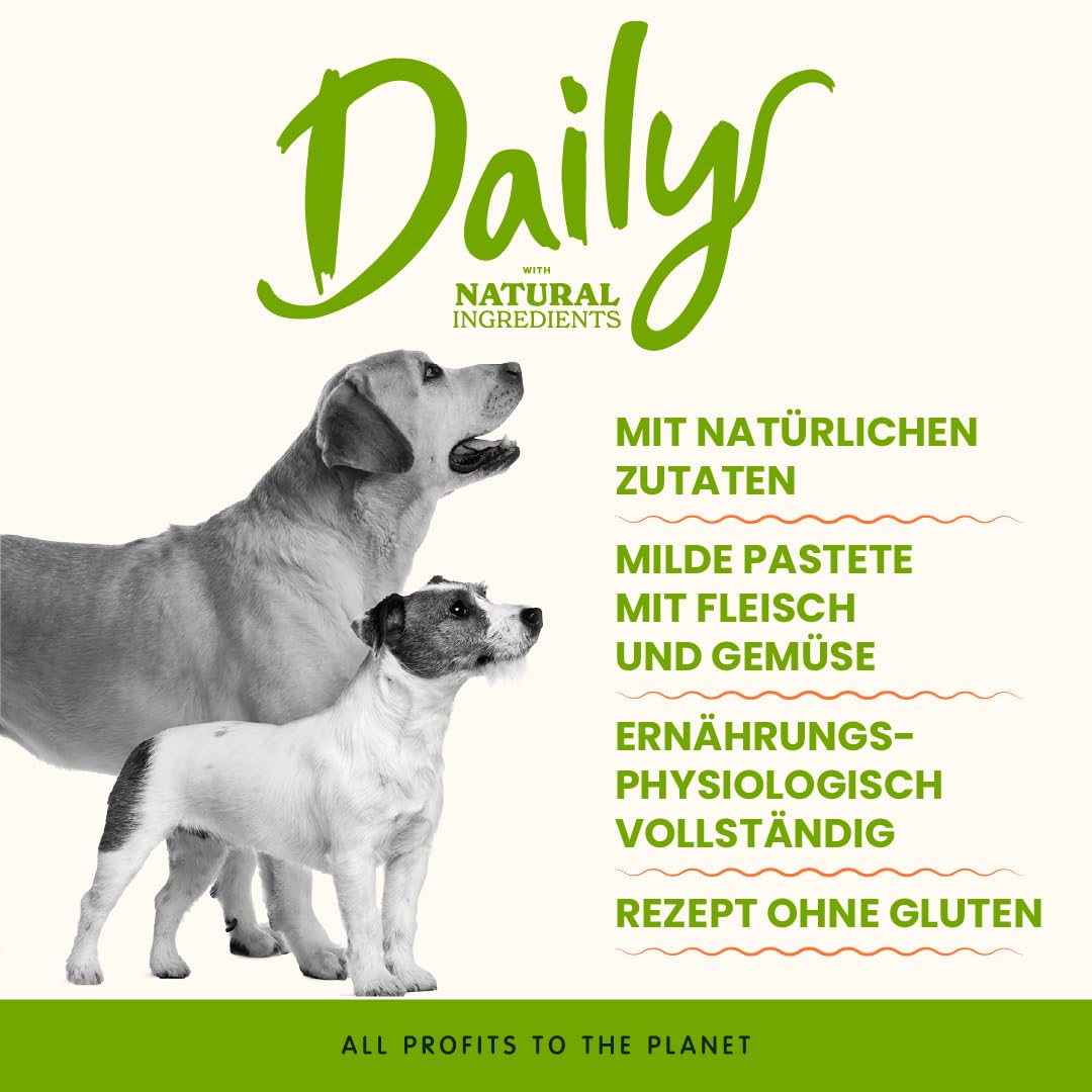 Almo Nature Daily Hundenassfutter 32x100g Kalb Karotte