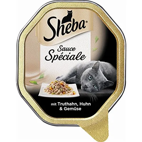 Sheba Speciale Schale Nassfutter Truthahn 22x85g Gemüse