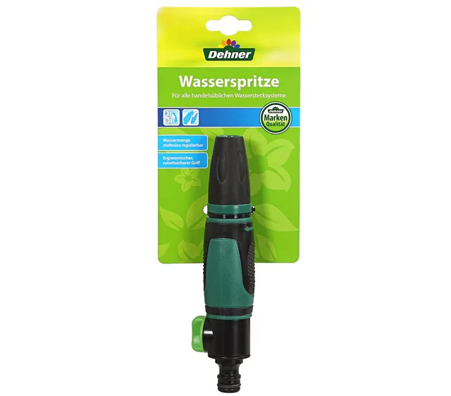 Dehner Garten-Handbrause 3 Sprühmuster Stecksystem regulierbar