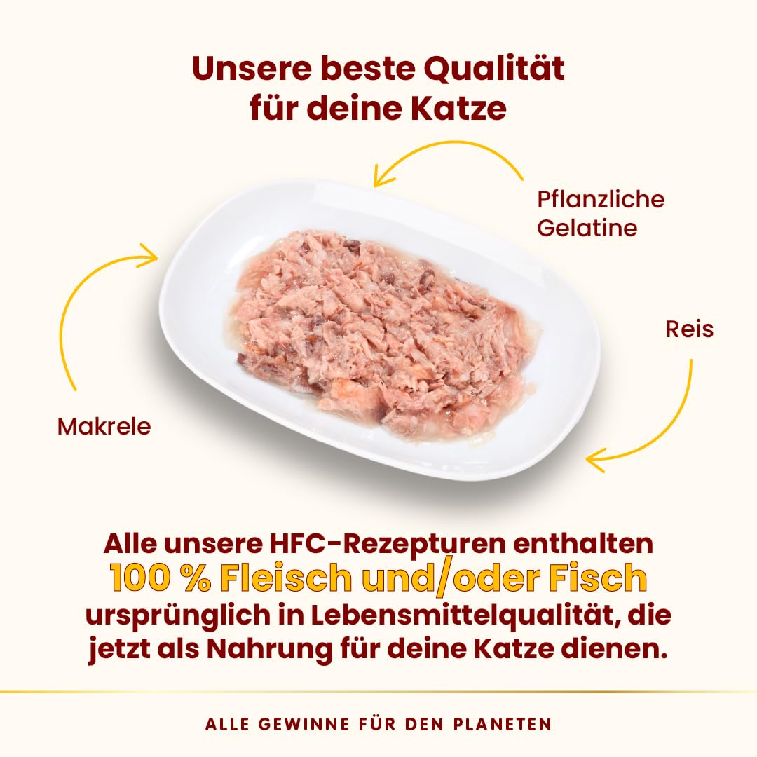 Almo Nature HFC Jelly Makrele Nassfutter 24x55g Glutenfrei