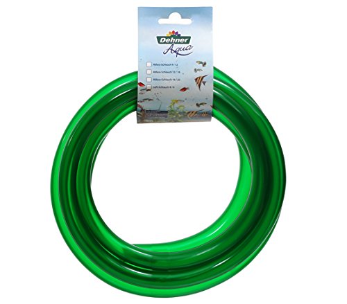 Dehner Aqua Ablass-Schlauch Aquarium 12mm 3m grün PVC