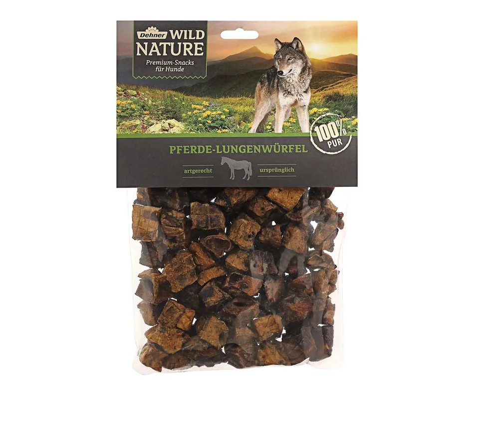 Dehner Wild Nature Hundesnack Pferde-Lunge 200g getreidefrei