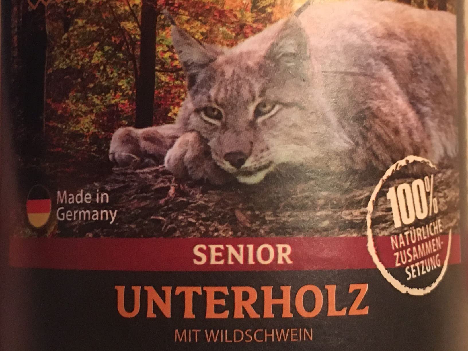 Dehner Wild Nature Unterholz Senior Nassfutter Wild 6x200g